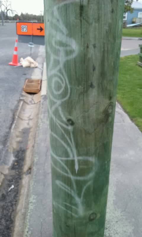 Graffiti, a report photo