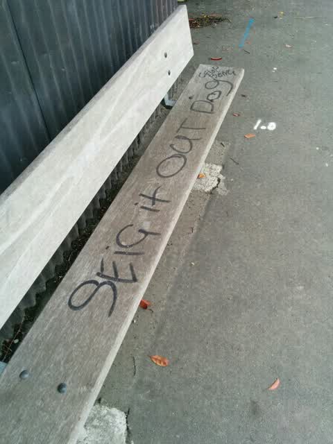 Graffiti, a report photo