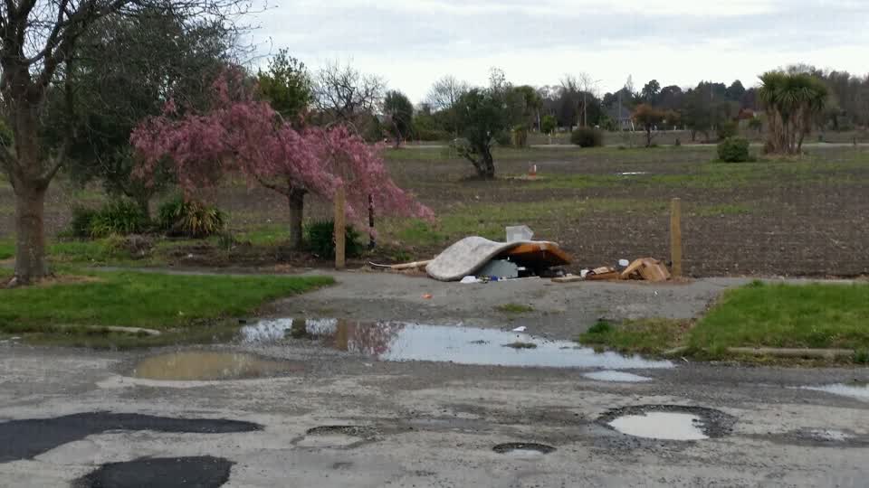 The photograph attached to this rubbish/recycling report