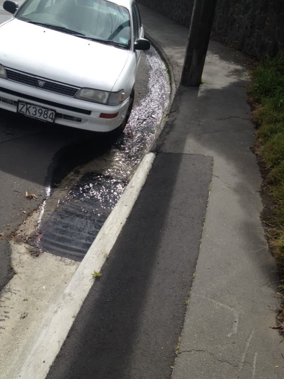 The photograph attached to this wastewater/stormwater report