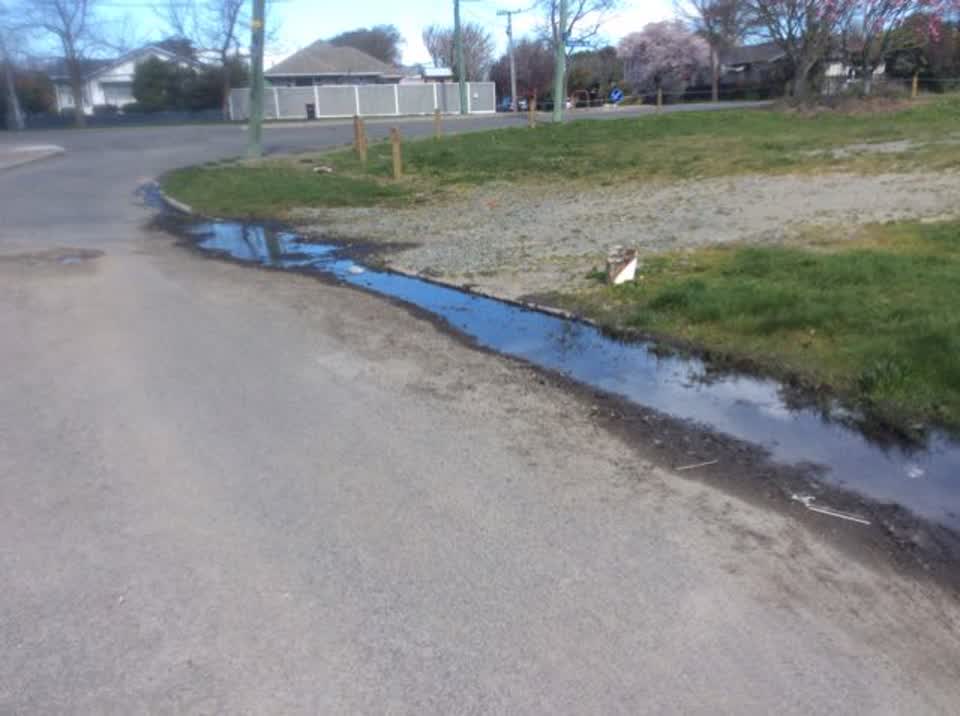 The photograph attached to this water supply report