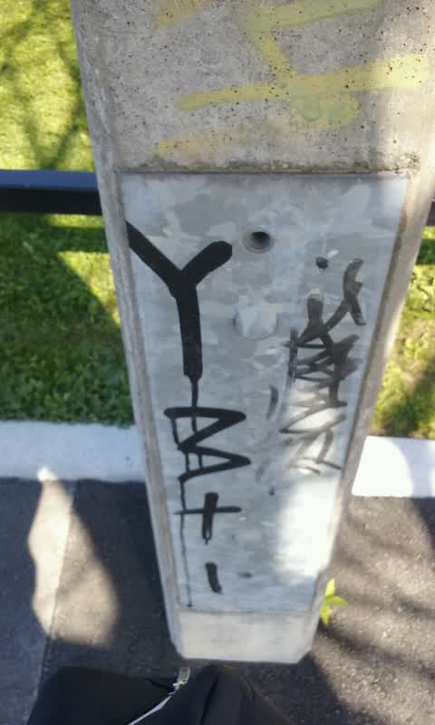 Graffiti, a report photo