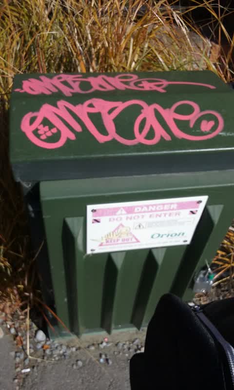 Graffiti, a report photo