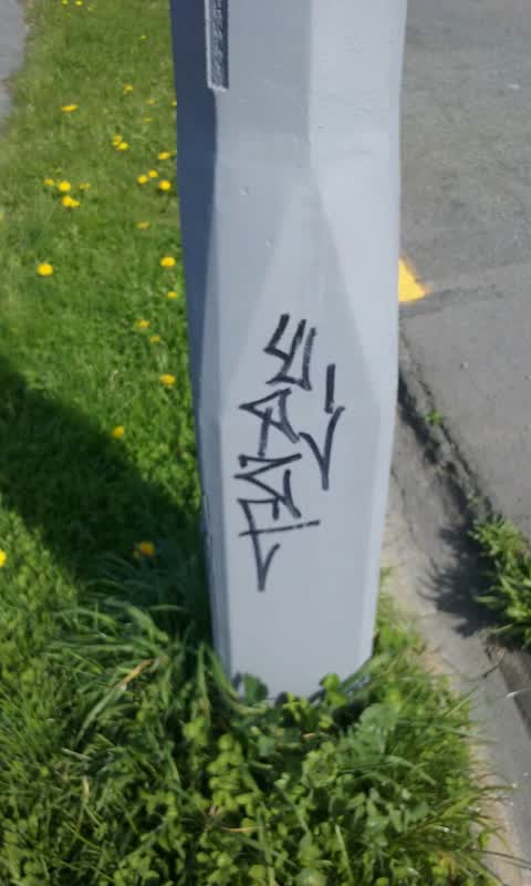 Graffiti, a report photo
