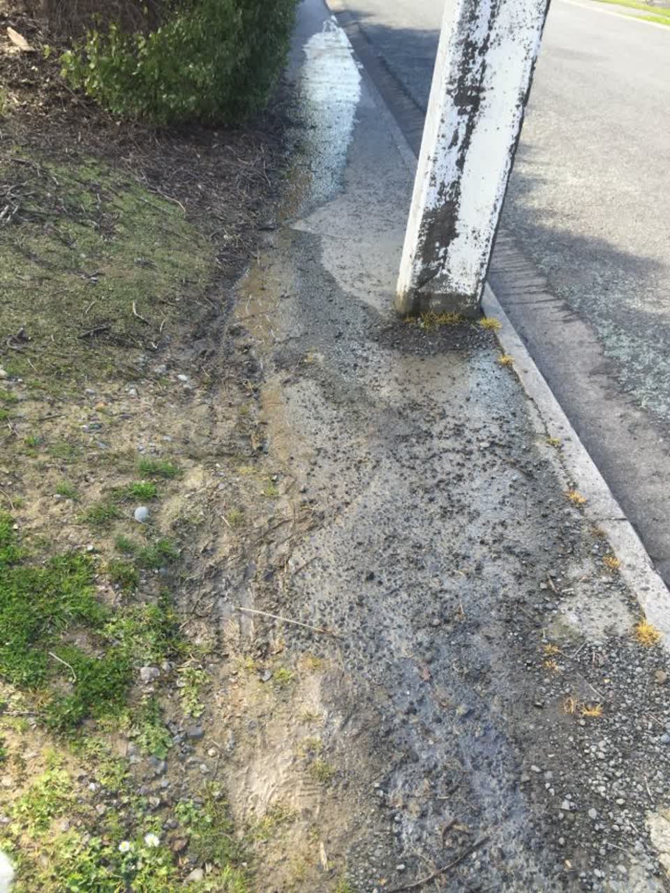 The photograph attached to this wastewater/stormwater report