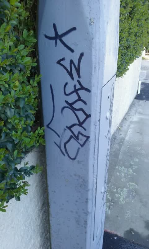 Graffiti, a report photo