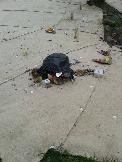 Rubbish/Recycling, a report photo