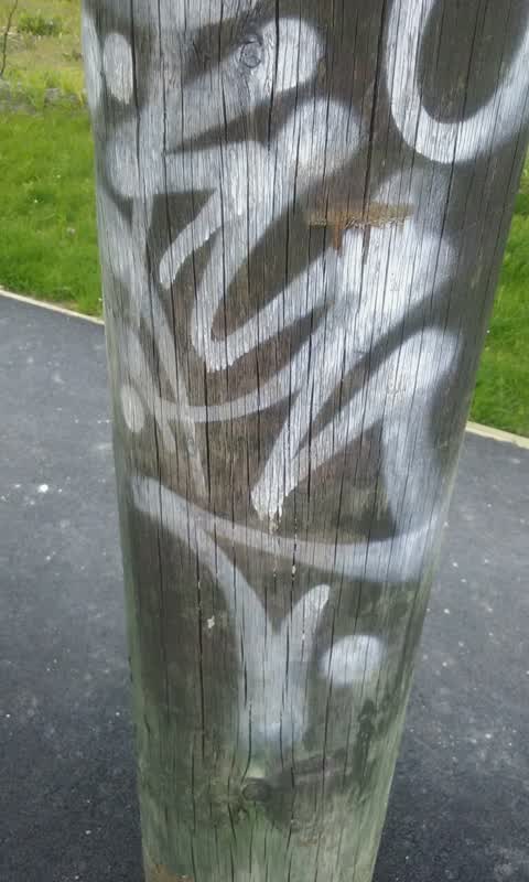 Graffiti, a report photo