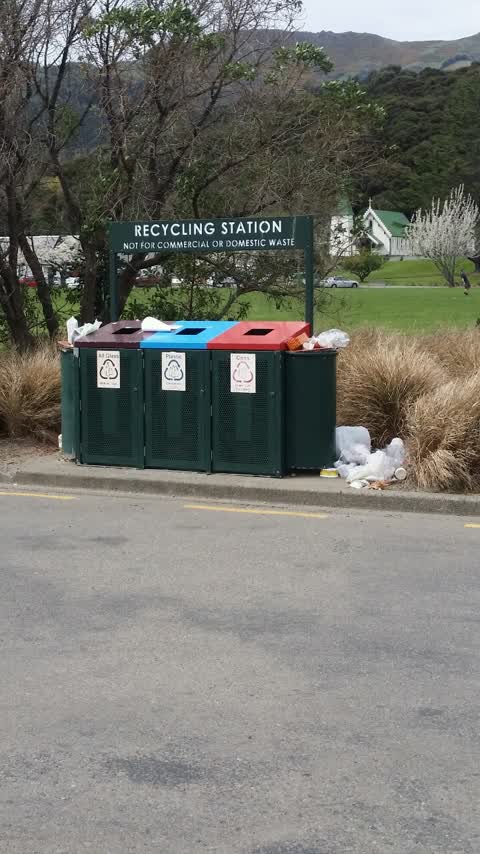 Rubbish/Recycling, a report photo