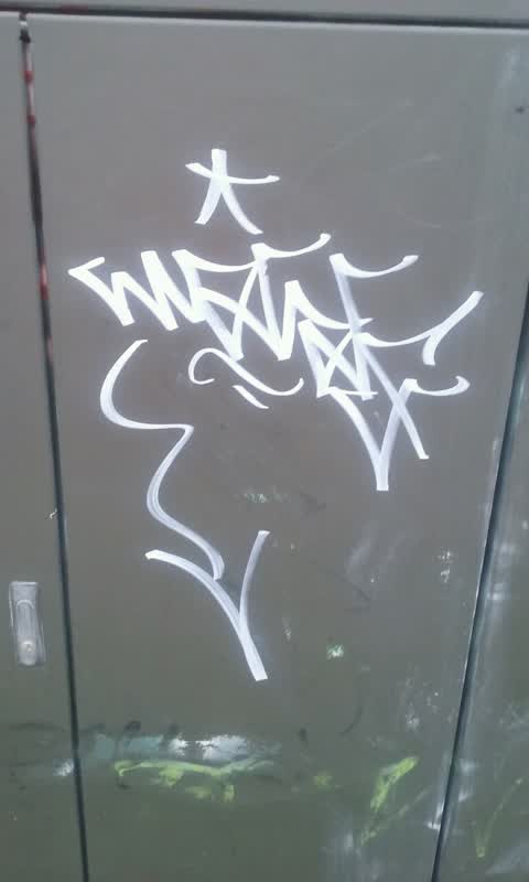 Graffiti, a report photo