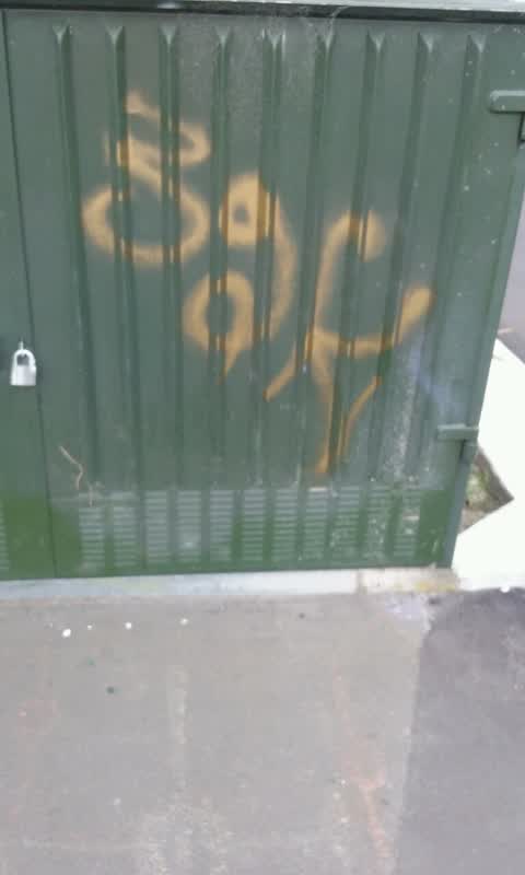 Graffiti, a report photo