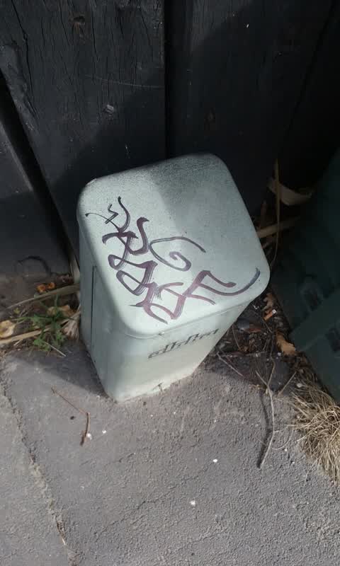 Graffiti, a report photo
