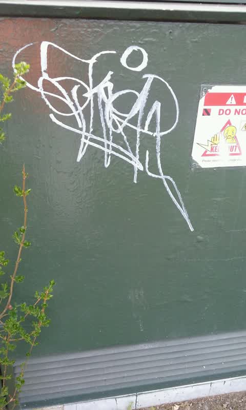 Graffiti, a report photo