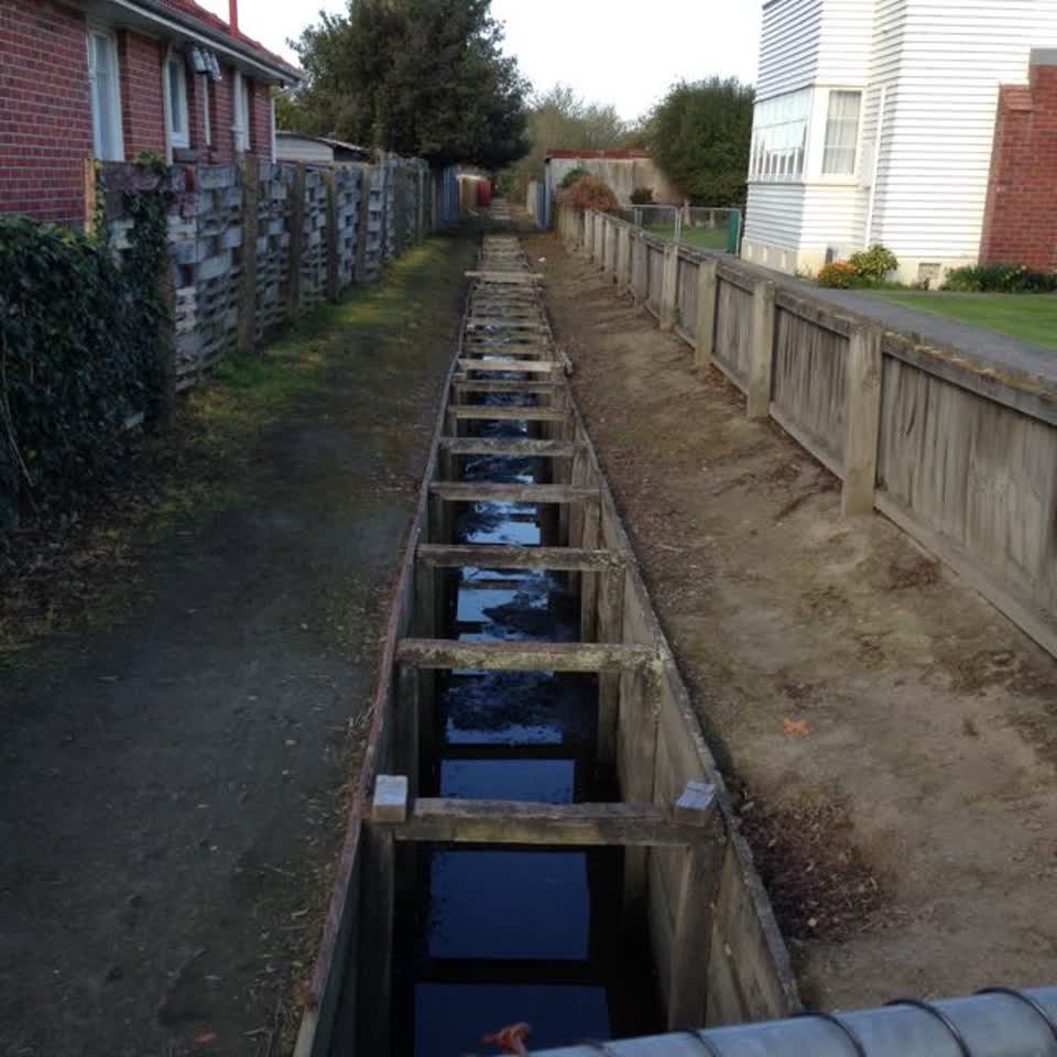 The photograph attached to this wastewater/stormwater report