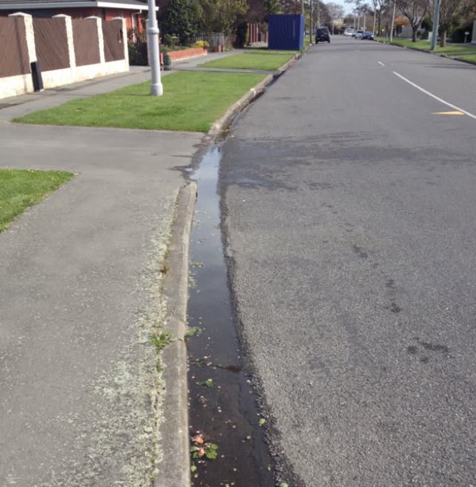 The photograph attached to this water supply report