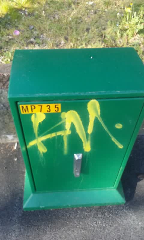 Graffiti, a report photo