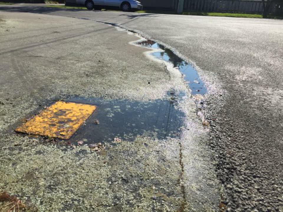 The photograph attached to this water supply report