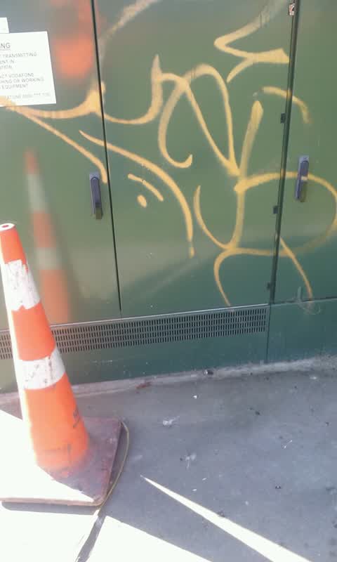 Graffiti, a report photo