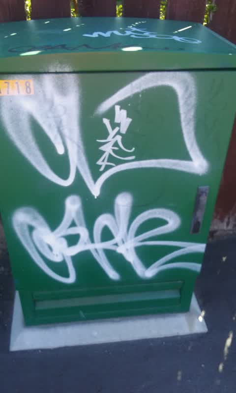 Graffiti, a report photo