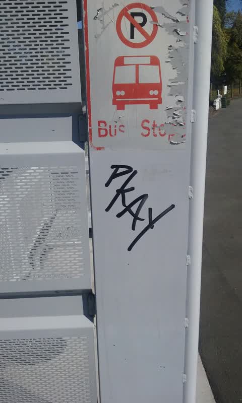 Graffiti, a report photo