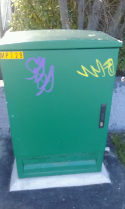Graffiti, a report photo