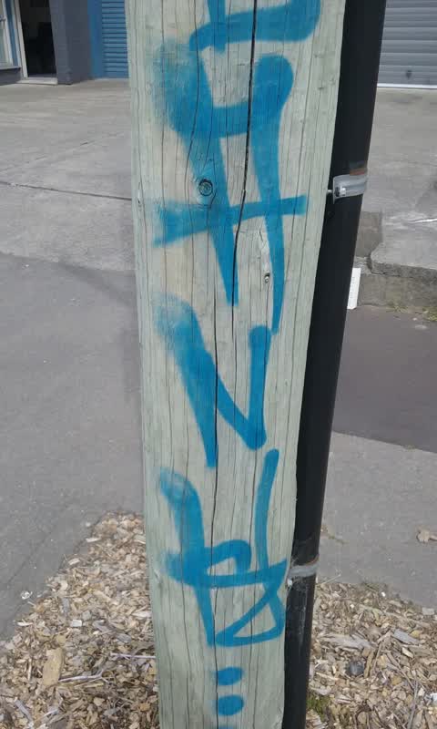 Graffiti, a report photo