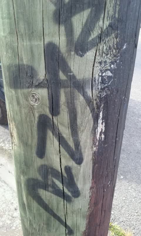 Graffiti, a report photo