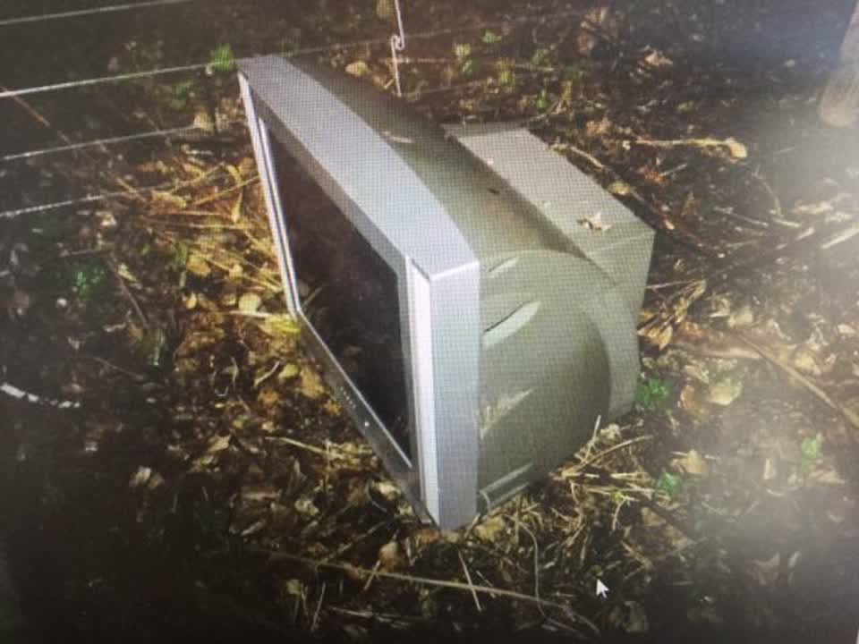 The photograph attached to this rubbish/recycling report