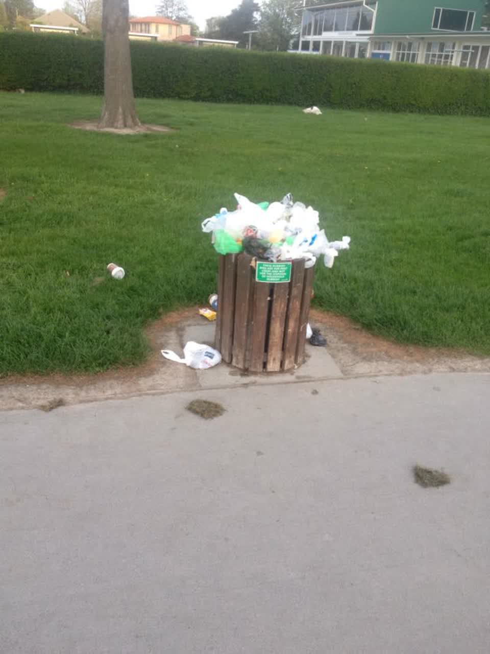 The photograph attached to this parks report
