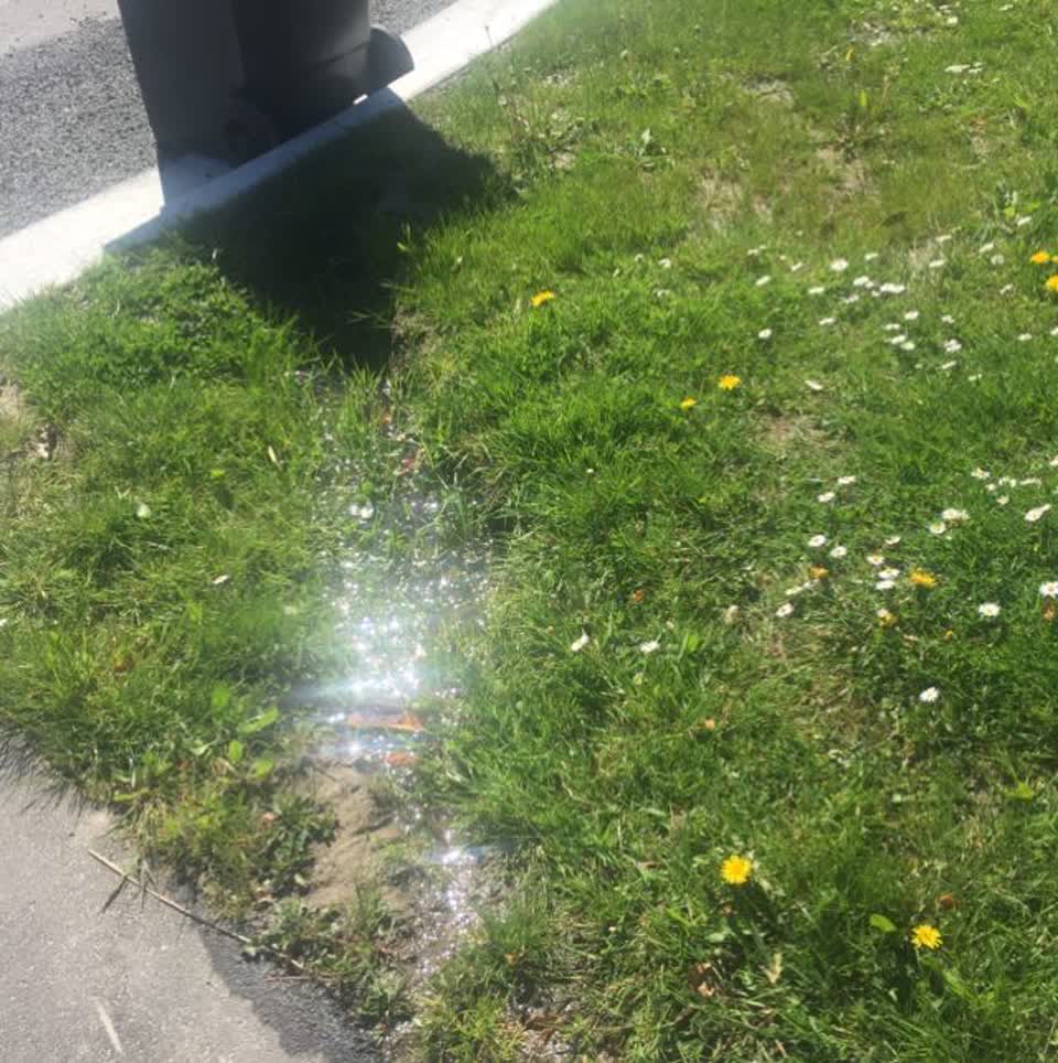 The photograph attached to this water supply report