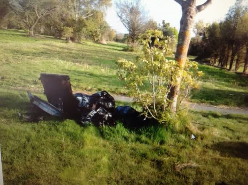 The photograph attached to this rubbish/recycling report