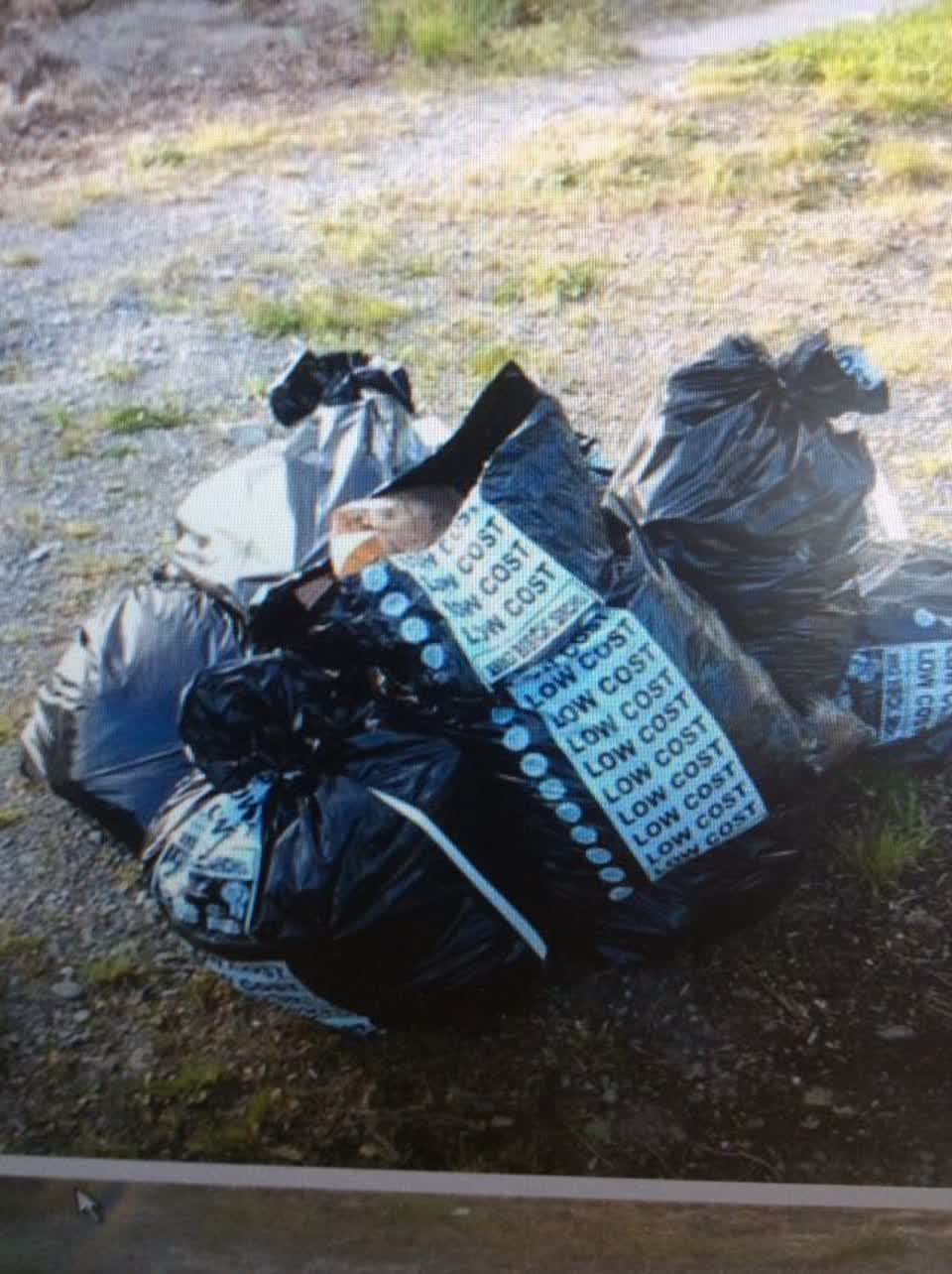The photograph attached to this rubbish/recycling report