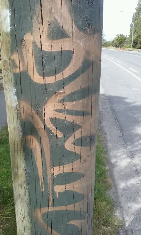 Graffiti, a report photo