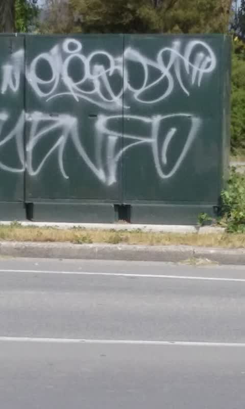 Graffiti, a report photo