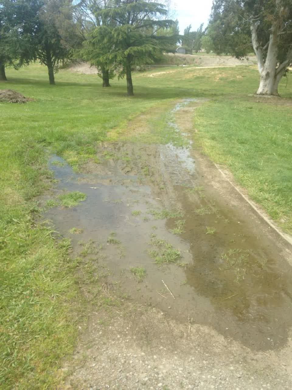 The photograph attached to this wastewater/stormwater report