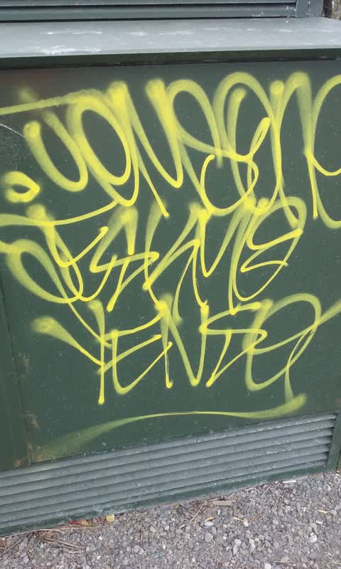 Graffiti, a report photo