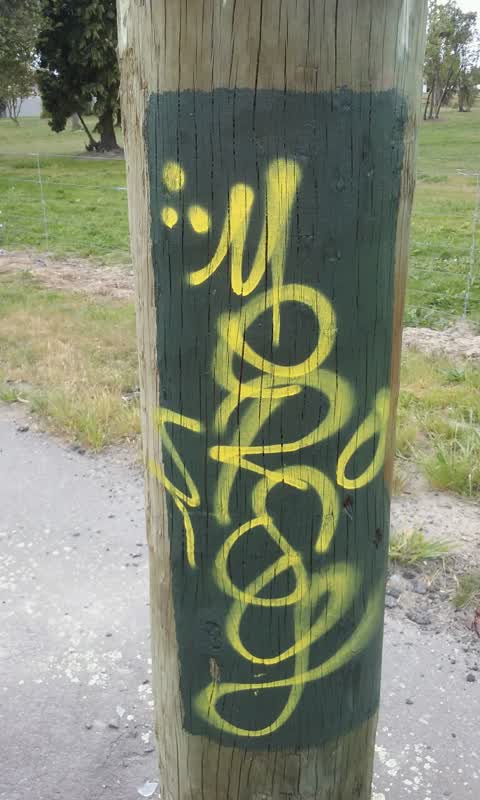Graffiti, a report photo