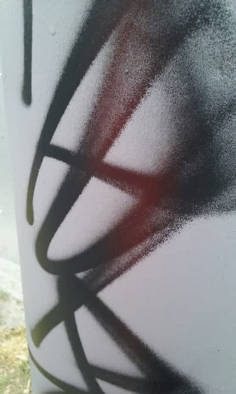 Graffiti, a report photo