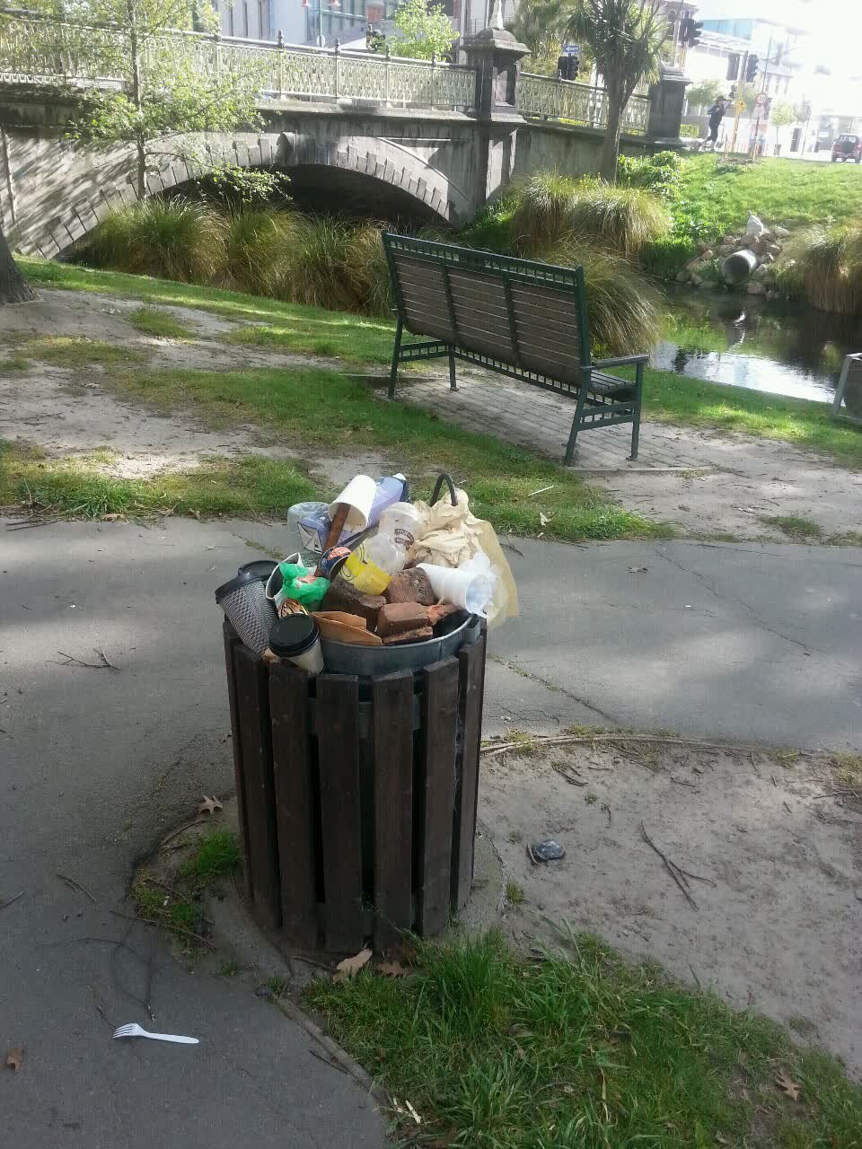 The photograph attached to this parks report