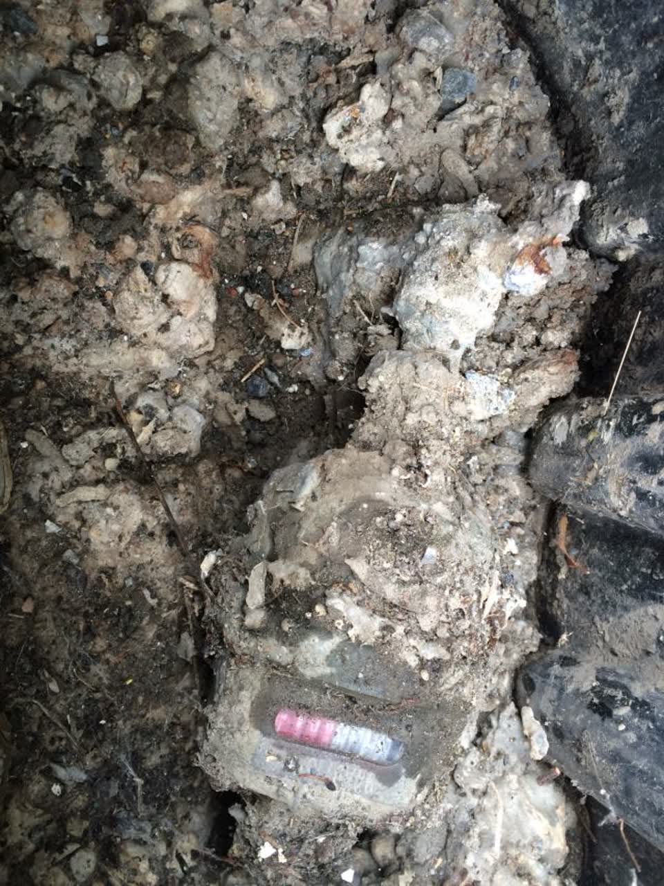 The photograph attached to this water supply report