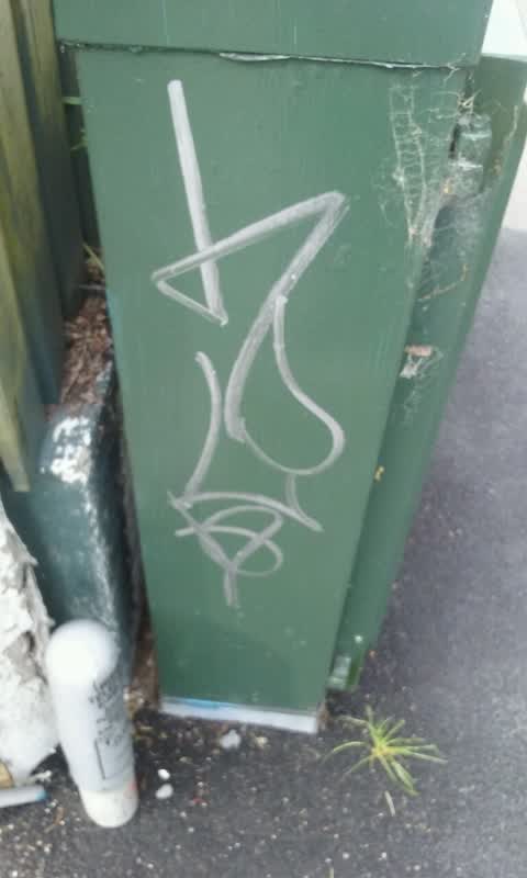 Graffiti, a report photo