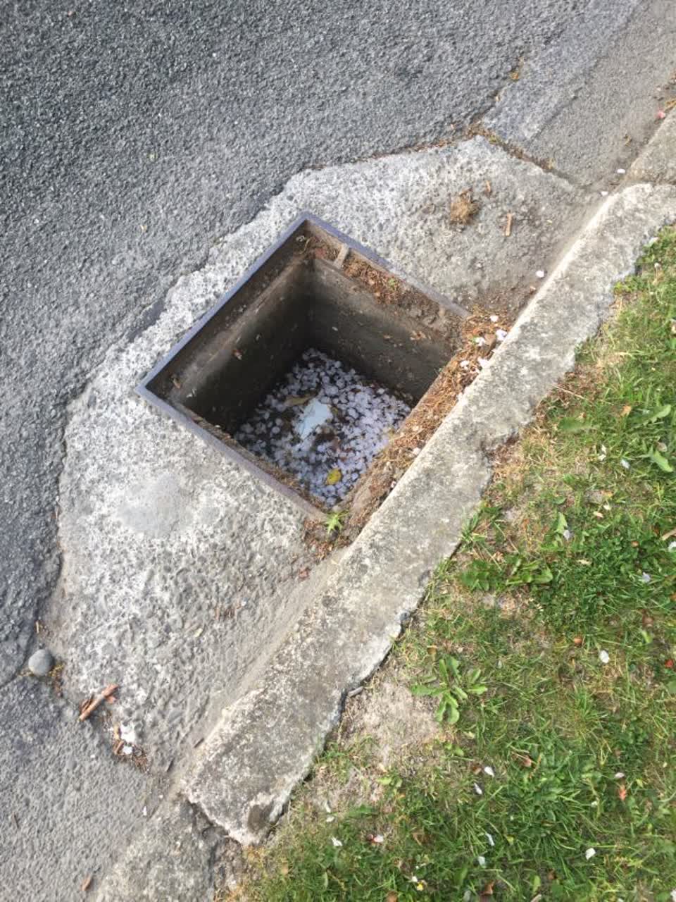 The photograph attached to this wastewater/stormwater report