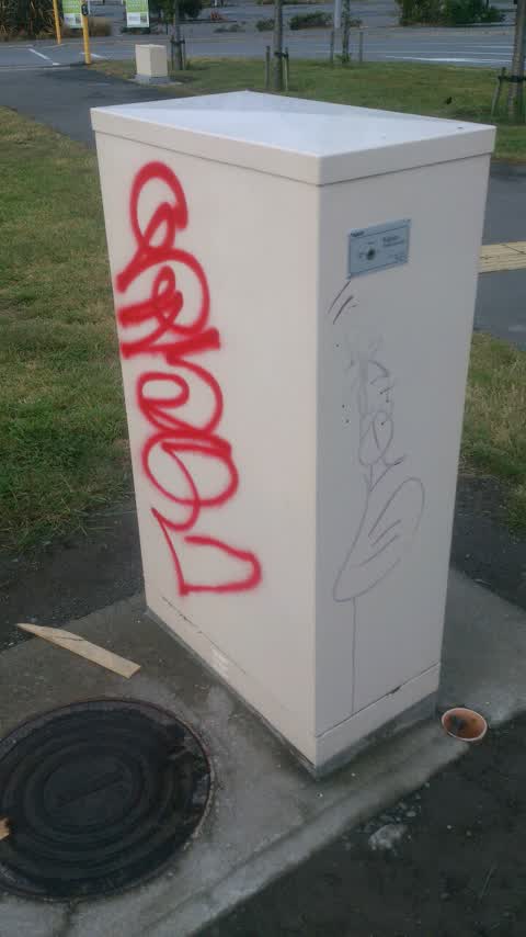 Graffiti, a report photo