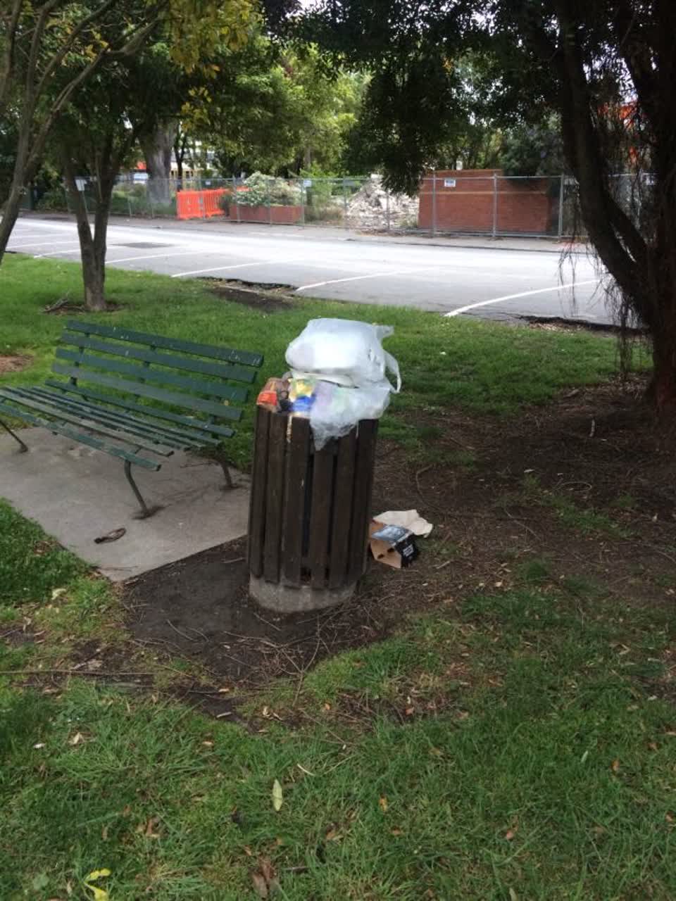 The photograph attached to this rubbish/recycling report