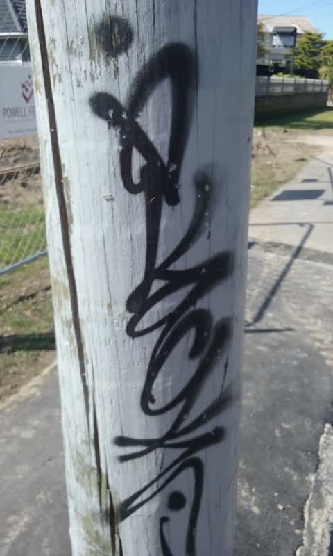 Graffiti, a report photo
