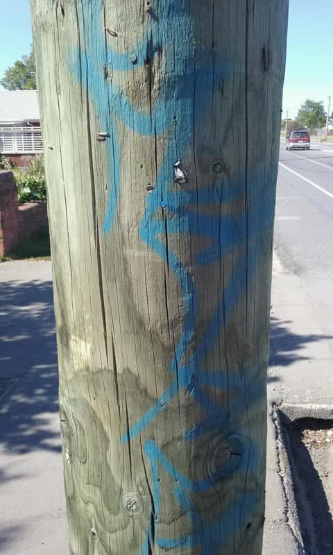 Graffiti, a report photo