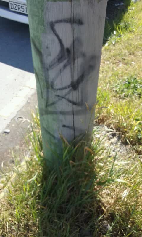 Graffiti, a report photo
