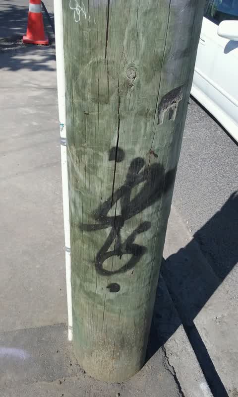 Graffiti, a report photo