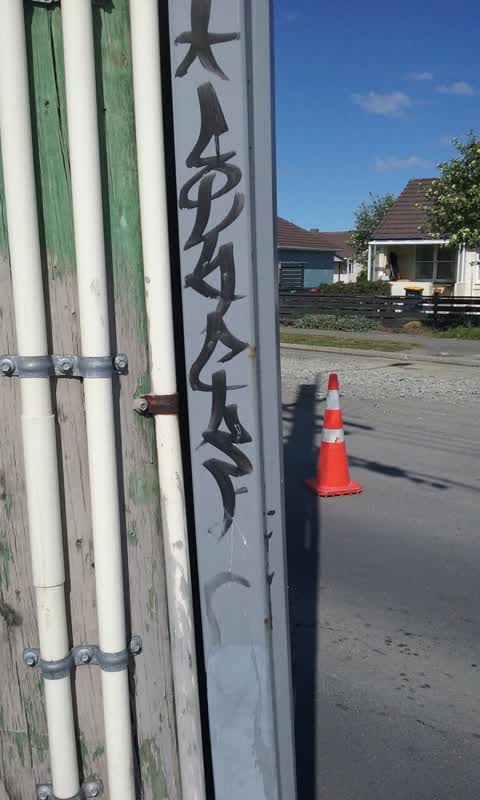 Graffiti, a report photo
