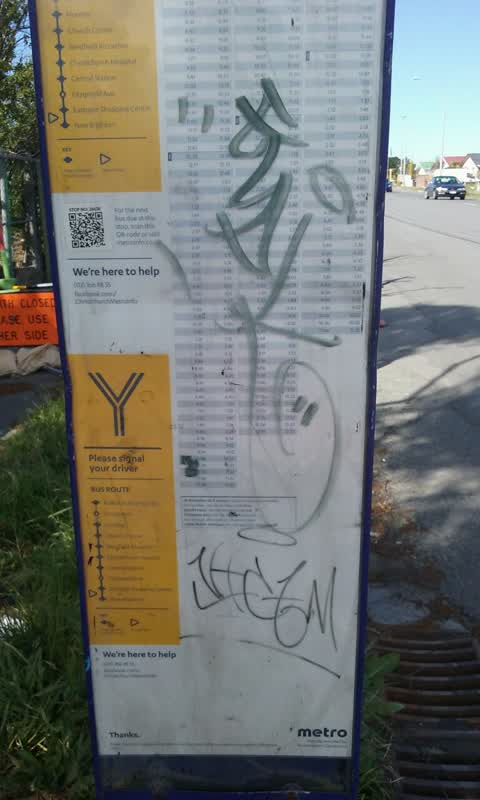 Graffiti, a report photo